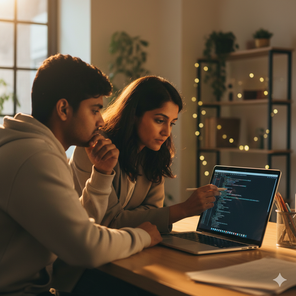 One-on-one mentoring session